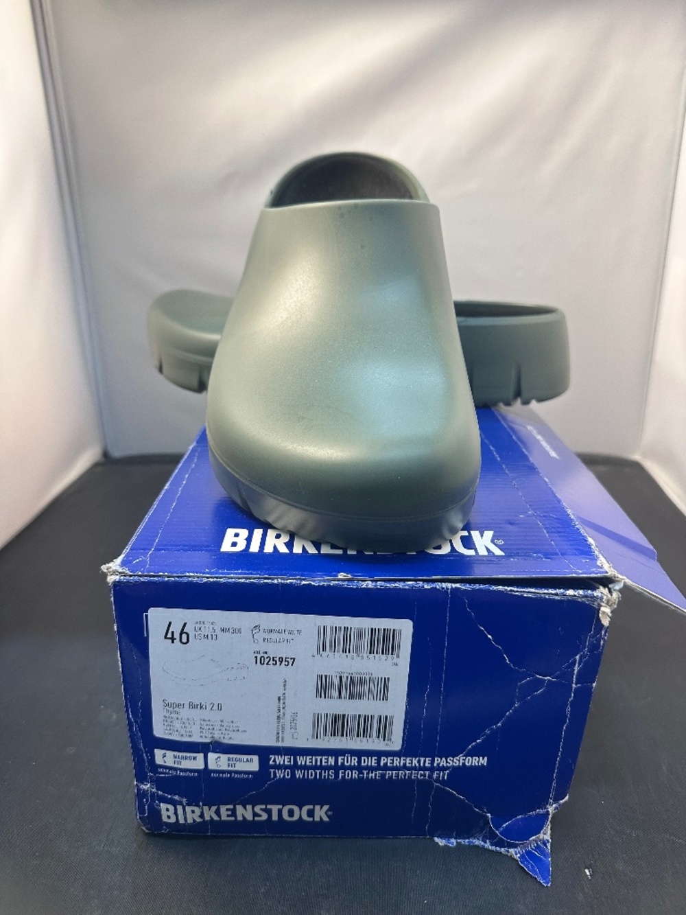 Birkenstock Super Birki 2.0 Thyme SZ 46 UK 11.5 US M 13
